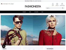 Tablet Screenshot of fashionesta.com